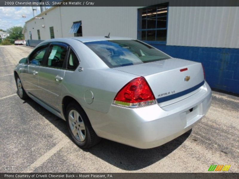 Silver Ice Metallic / Gray 2009 Chevrolet Impala LS