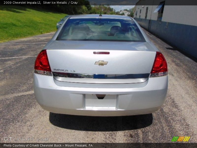 Silver Ice Metallic / Gray 2009 Chevrolet Impala LS
