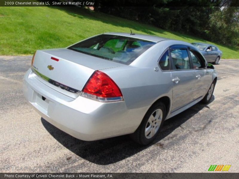 Silver Ice Metallic / Gray 2009 Chevrolet Impala LS