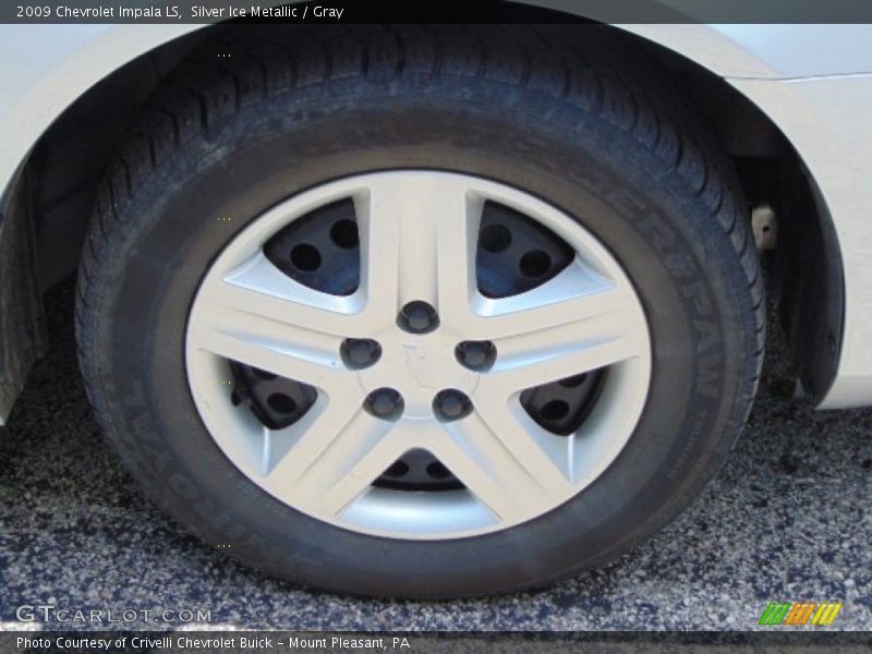Silver Ice Metallic / Gray 2009 Chevrolet Impala LS