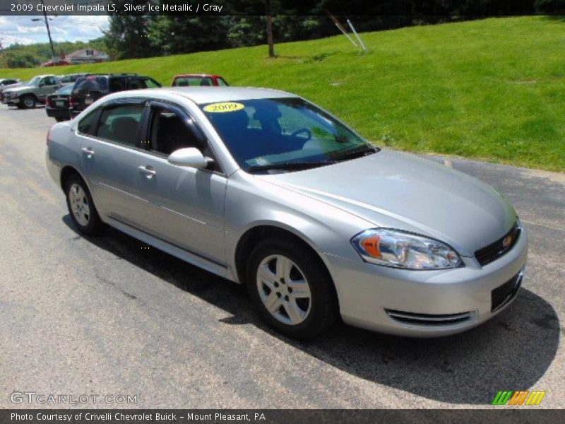 Silver Ice Metallic / Gray 2009 Chevrolet Impala LS