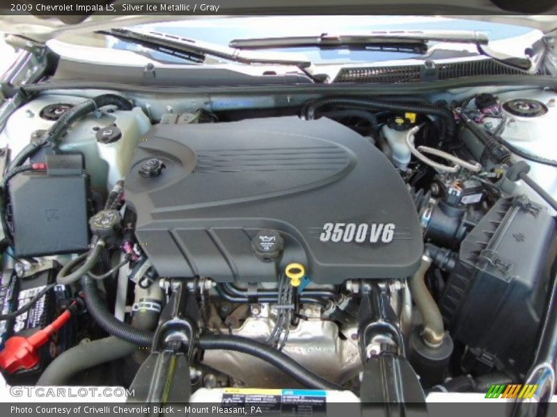 Silver Ice Metallic / Gray 2009 Chevrolet Impala LS