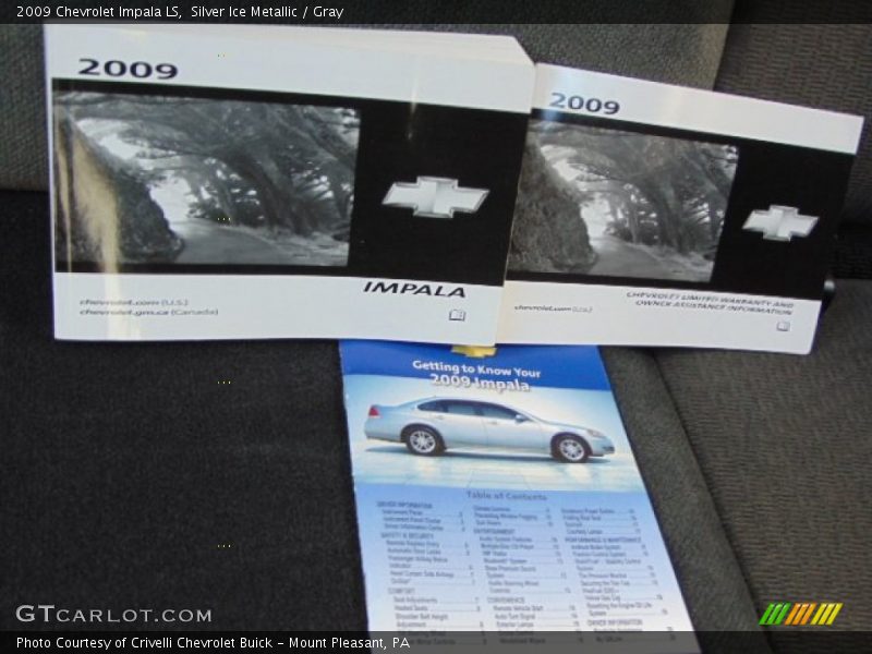 Silver Ice Metallic / Gray 2009 Chevrolet Impala LS