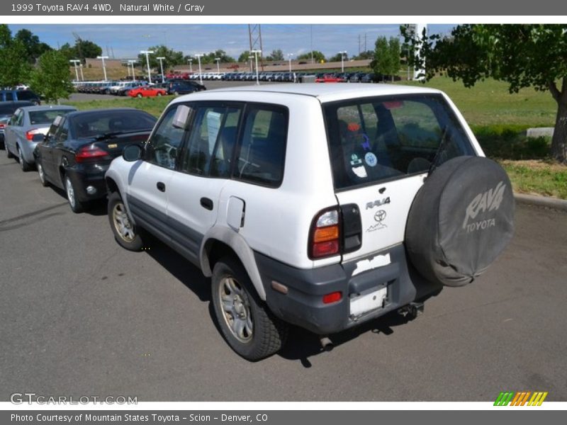 Natural White / Gray 1999 Toyota RAV4 4WD