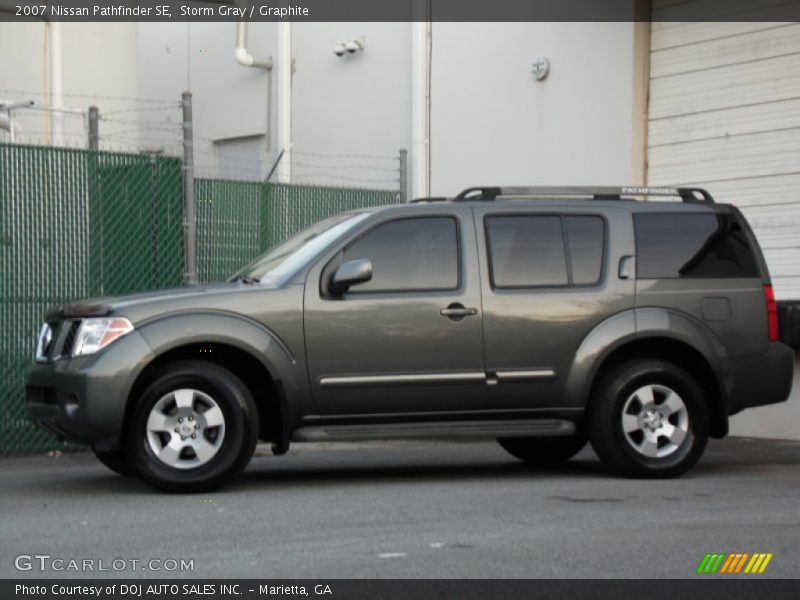 Storm Gray / Graphite 2007 Nissan Pathfinder SE