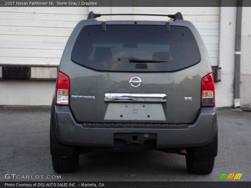 Storm Gray / Graphite 2007 Nissan Pathfinder SE