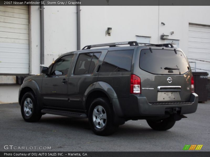 Storm Gray / Graphite 2007 Nissan Pathfinder SE