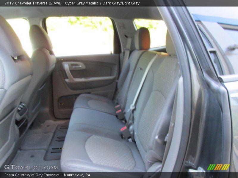 Cyber Gray Metallic / Dark Gray/Light Gray 2012 Chevrolet Traverse LS AWD