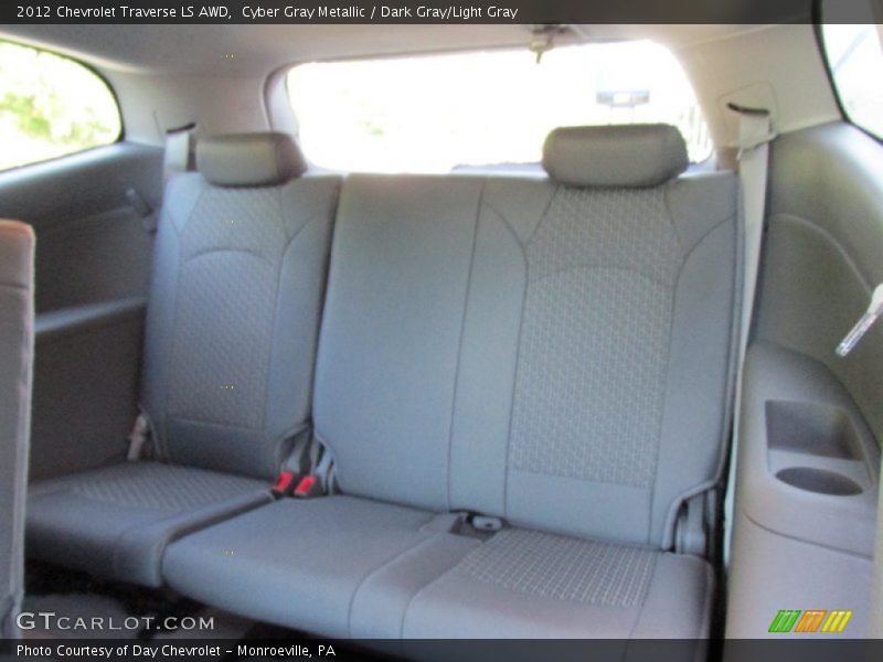 Cyber Gray Metallic / Dark Gray/Light Gray 2012 Chevrolet Traverse LS AWD