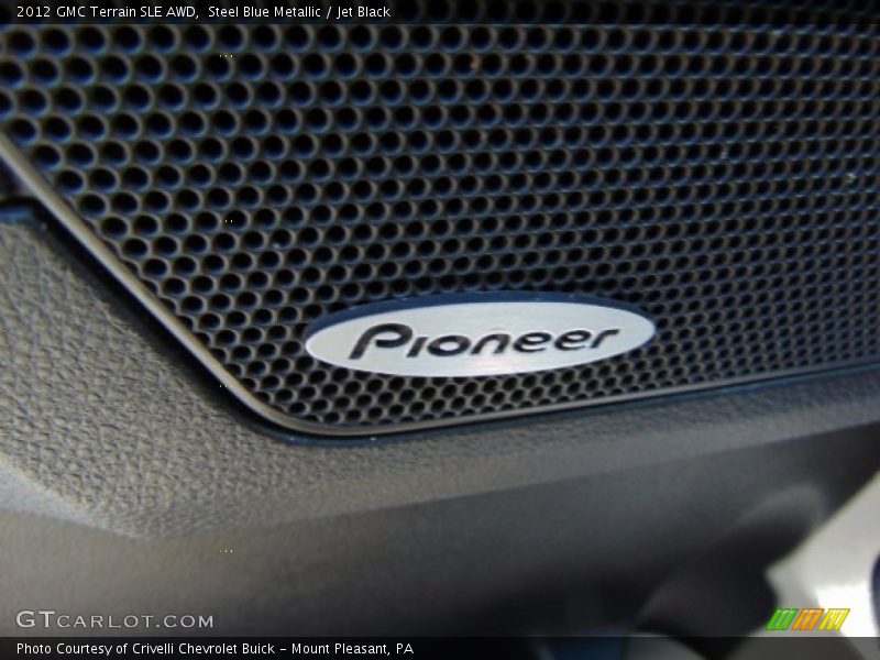 Steel Blue Metallic / Jet Black 2012 GMC Terrain SLE AWD