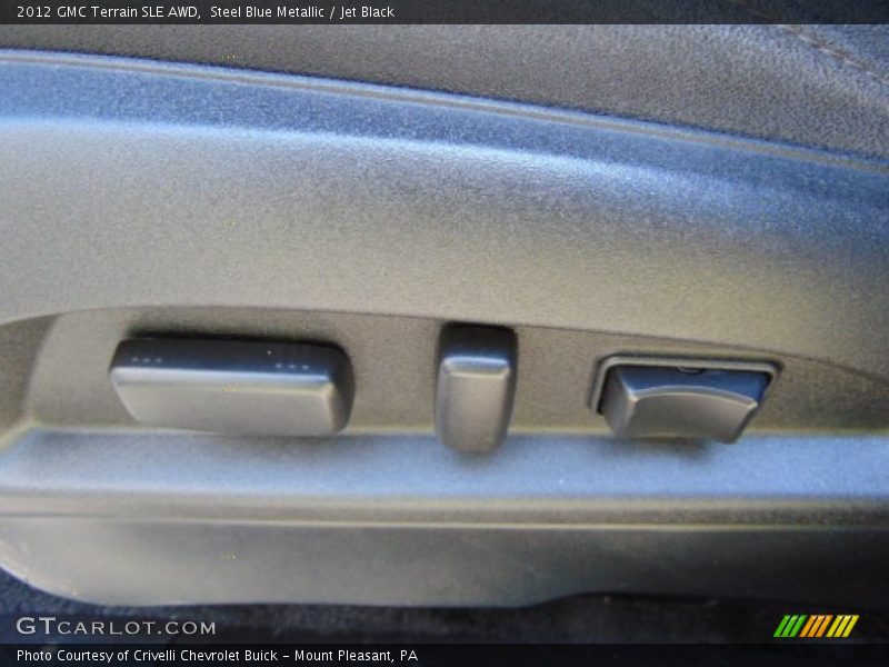 Steel Blue Metallic / Jet Black 2012 GMC Terrain SLE AWD