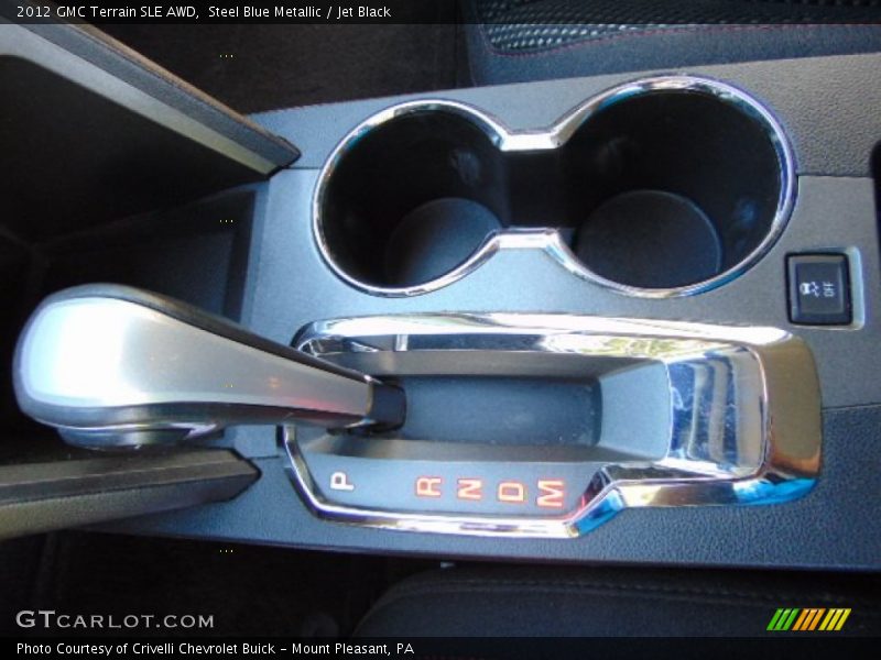 Steel Blue Metallic / Jet Black 2012 GMC Terrain SLE AWD