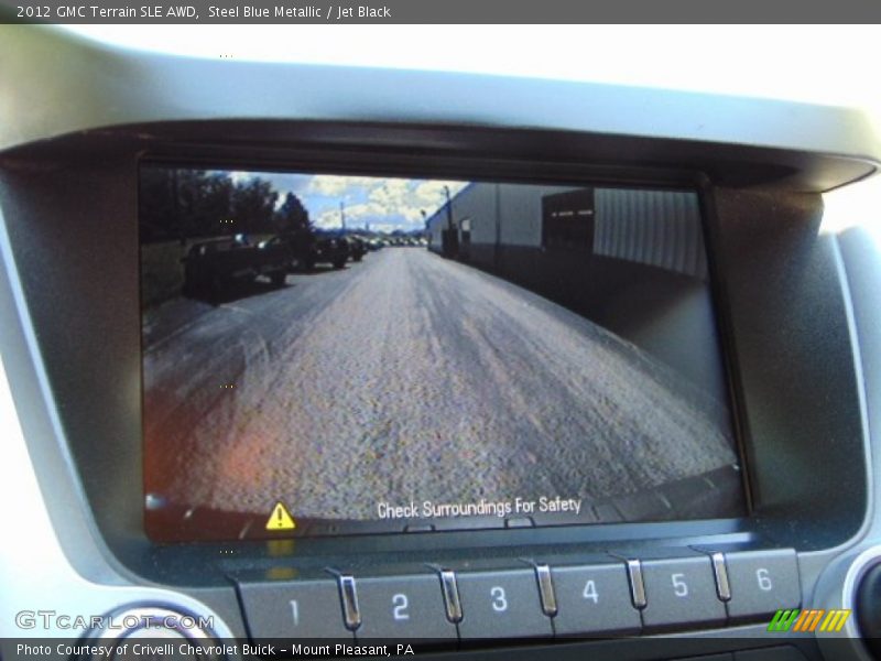 Steel Blue Metallic / Jet Black 2012 GMC Terrain SLE AWD