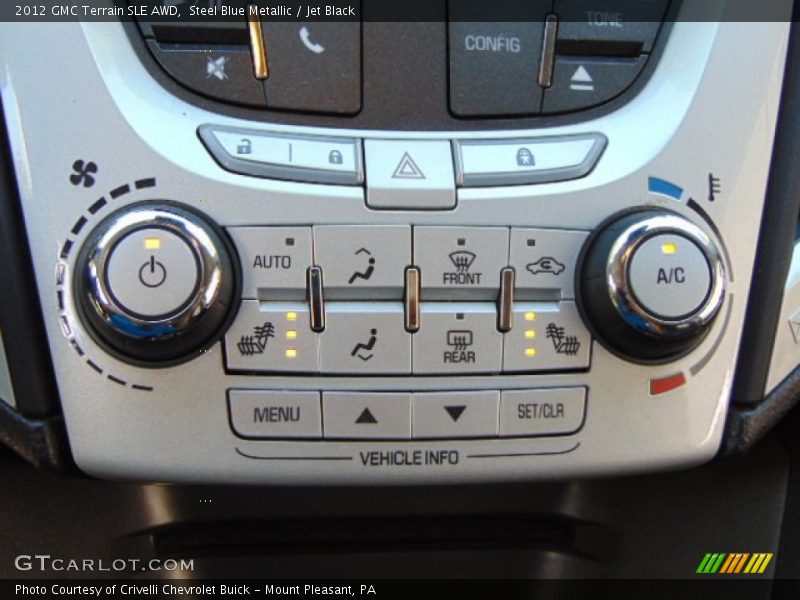 Steel Blue Metallic / Jet Black 2012 GMC Terrain SLE AWD