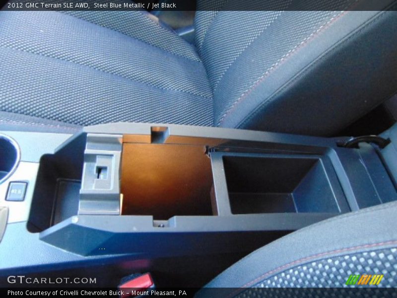 Steel Blue Metallic / Jet Black 2012 GMC Terrain SLE AWD