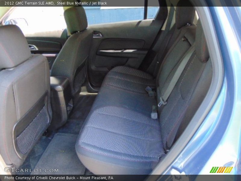 Steel Blue Metallic / Jet Black 2012 GMC Terrain SLE AWD