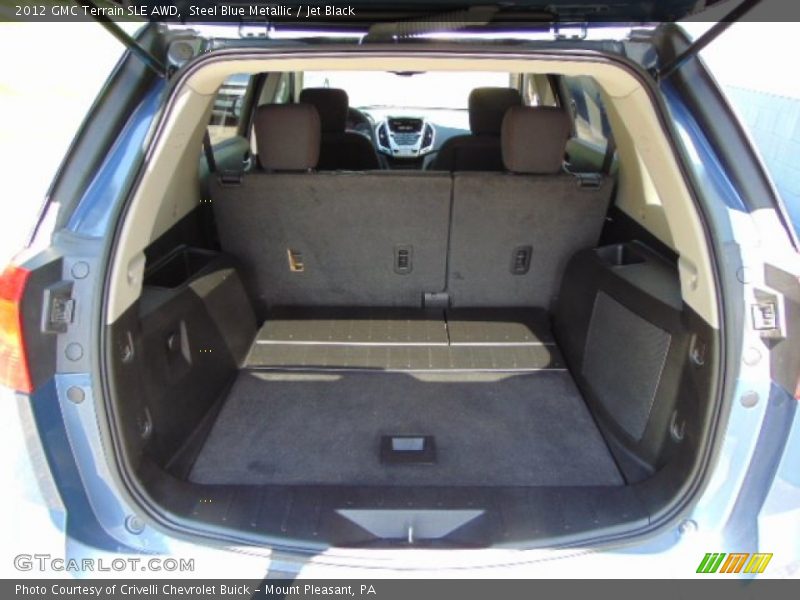 Steel Blue Metallic / Jet Black 2012 GMC Terrain SLE AWD