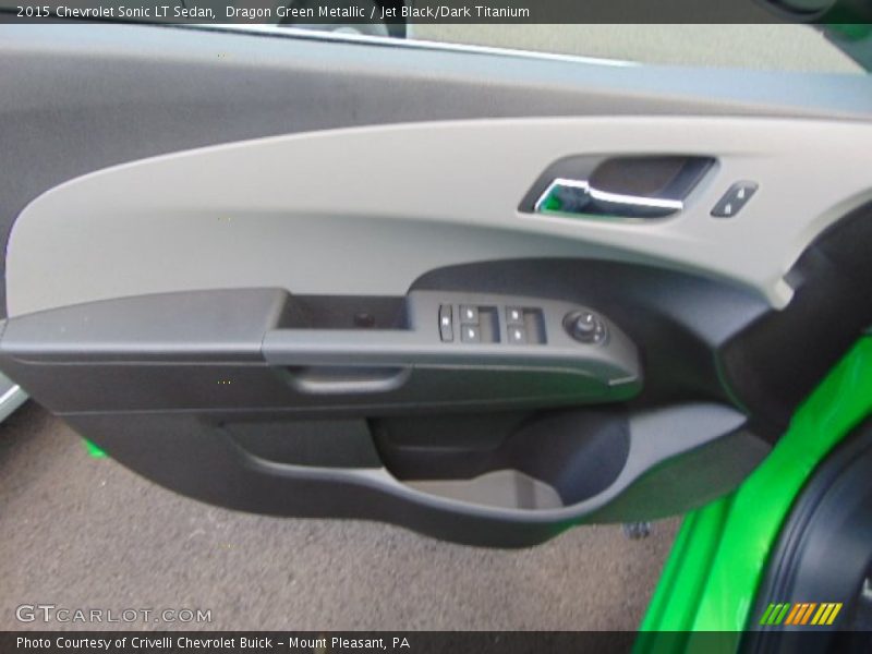 Dragon Green Metallic / Jet Black/Dark Titanium 2015 Chevrolet Sonic LT Sedan