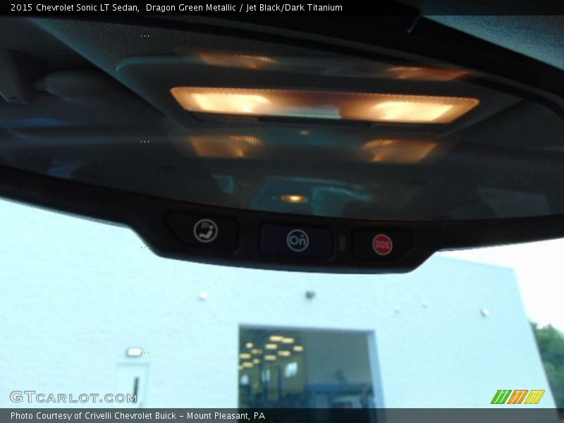 Dragon Green Metallic / Jet Black/Dark Titanium 2015 Chevrolet Sonic LT Sedan