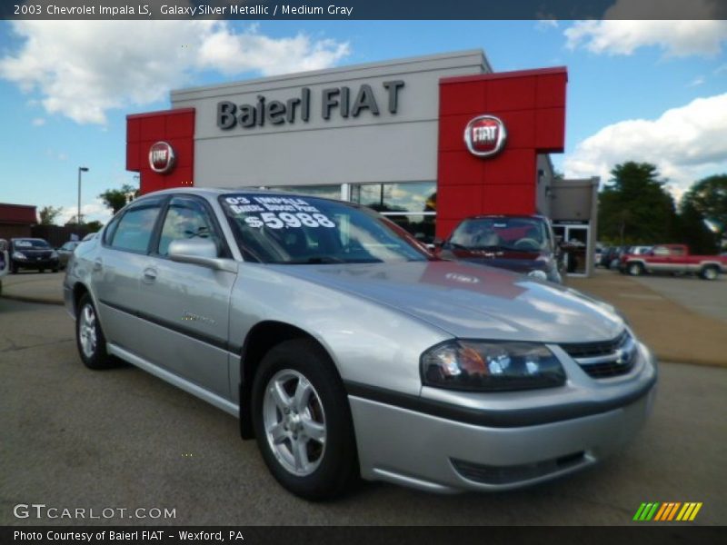 Galaxy Silver Metallic / Medium Gray 2003 Chevrolet Impala LS