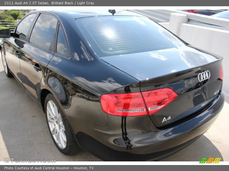 Brilliant Black / Light Gray 2011 Audi A4 2.0T Sedan