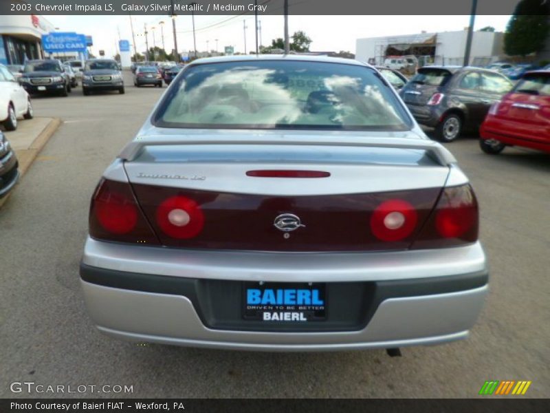 Galaxy Silver Metallic / Medium Gray 2003 Chevrolet Impala LS