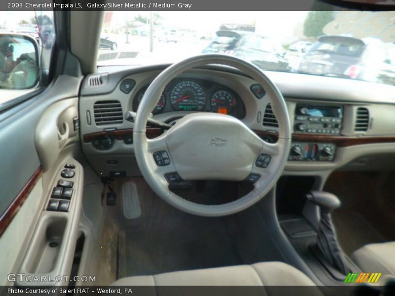 Galaxy Silver Metallic / Medium Gray 2003 Chevrolet Impala LS
