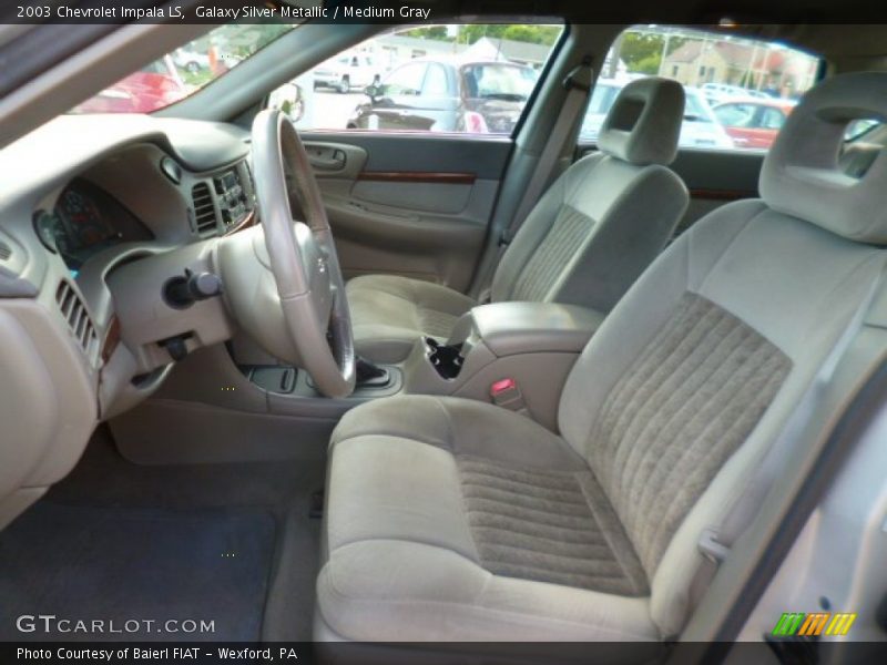 Galaxy Silver Metallic / Medium Gray 2003 Chevrolet Impala LS