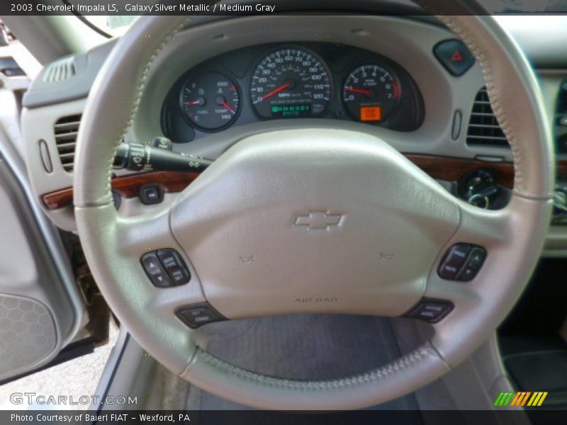 Galaxy Silver Metallic / Medium Gray 2003 Chevrolet Impala LS