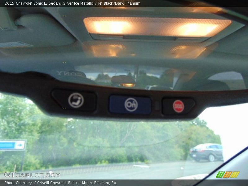 Silver Ice Metallic / Jet Black/Dark Titanium 2015 Chevrolet Sonic LS Sedan