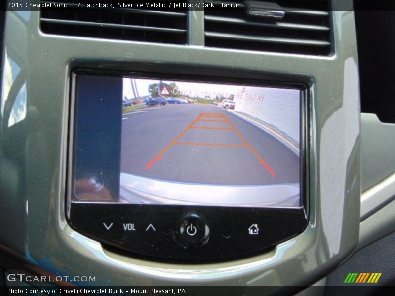 Silver Ice Metallic / Jet Black/Dark Titanium 2015 Chevrolet Sonic LTZ Hatchback
