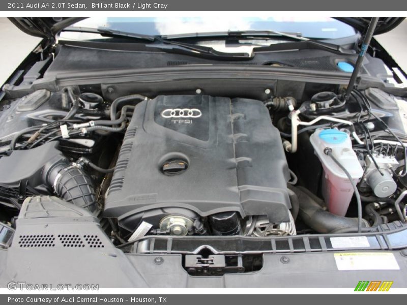 Brilliant Black / Light Gray 2011 Audi A4 2.0T Sedan