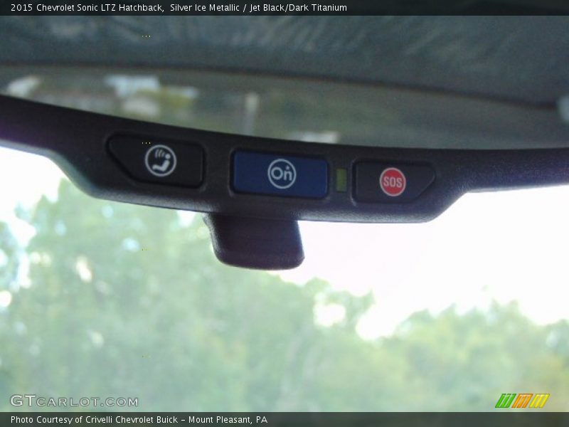 Silver Ice Metallic / Jet Black/Dark Titanium 2015 Chevrolet Sonic LTZ Hatchback