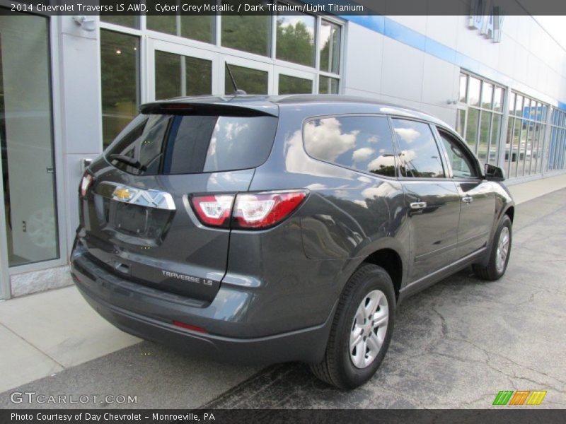 Cyber Grey Metallic / Dark Titanium/Light Titanium 2014 Chevrolet Traverse LS AWD