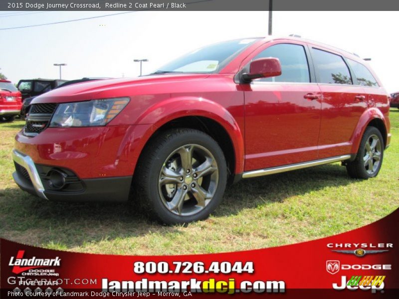 Redline 2 Coat Pearl / Black 2015 Dodge Journey Crossroad