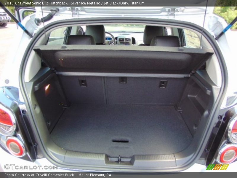 Silver Ice Metallic / Jet Black/Dark Titanium 2015 Chevrolet Sonic LTZ Hatchback