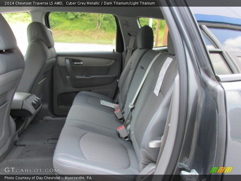 Cyber Grey Metallic / Dark Titanium/Light Titanium 2014 Chevrolet Traverse LS AWD