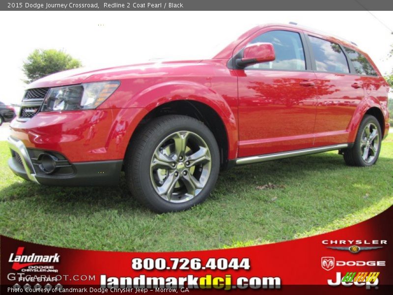 Redline 2 Coat Pearl / Black 2015 Dodge Journey Crossroad