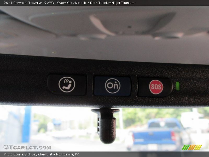 Cyber Grey Metallic / Dark Titanium/Light Titanium 2014 Chevrolet Traverse LS AWD