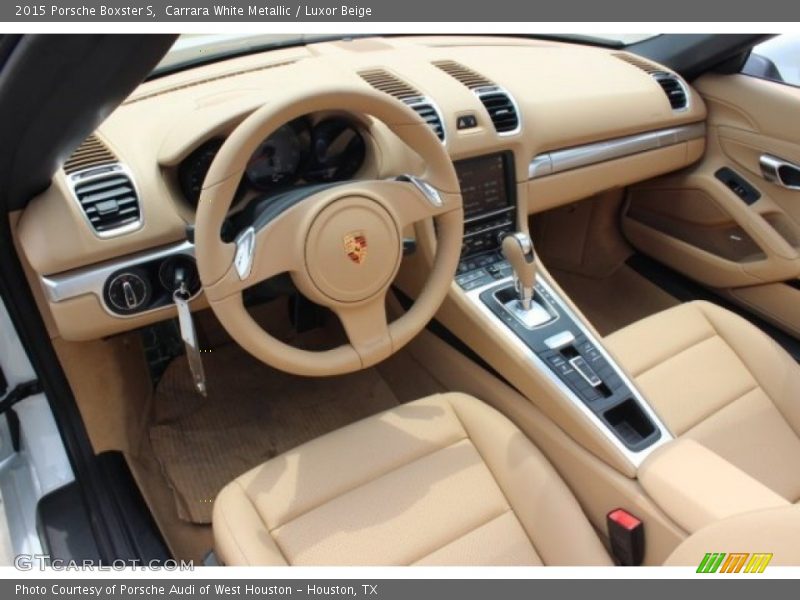 Luxor Beige Interior - 2015 Boxster S 