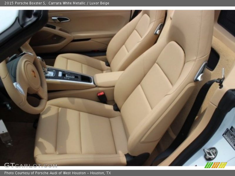 Front Seat of 2015 Boxster S