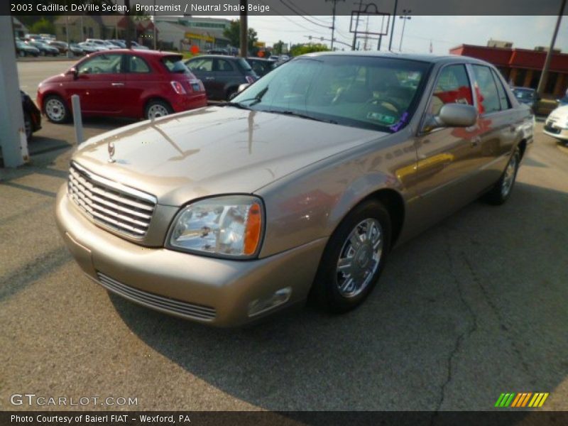 Bronzemist / Neutral Shale Beige 2003 Cadillac DeVille Sedan