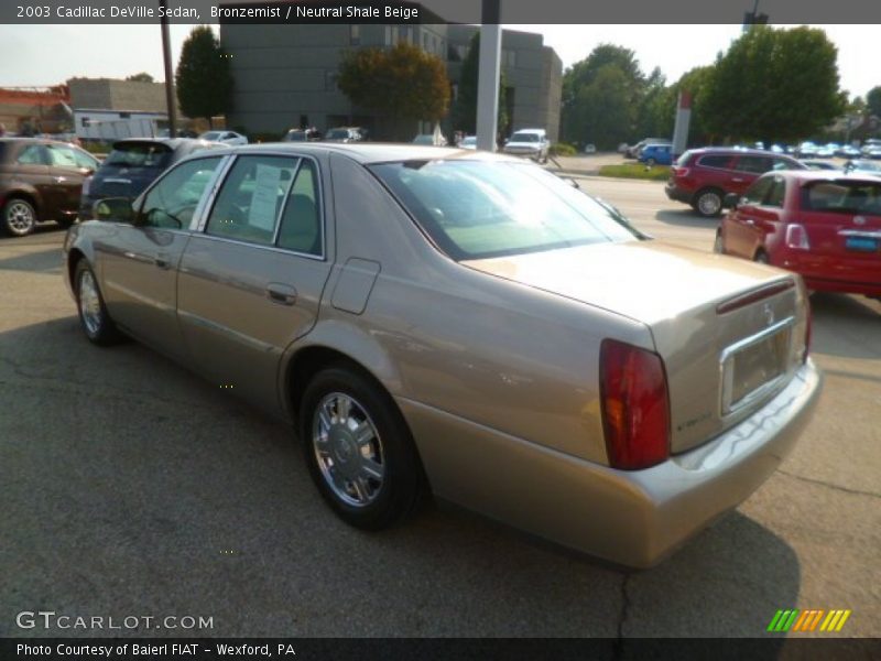 Bronzemist / Neutral Shale Beige 2003 Cadillac DeVille Sedan