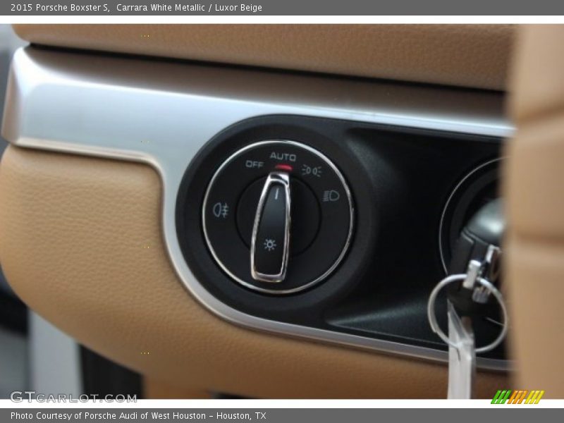 Controls of 2015 Boxster S