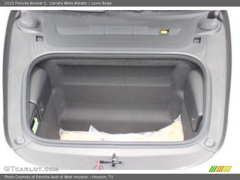  2015 Boxster S Trunk