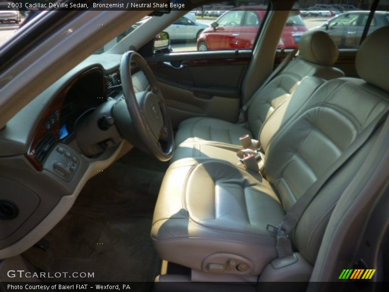 Bronzemist / Neutral Shale Beige 2003 Cadillac DeVille Sedan