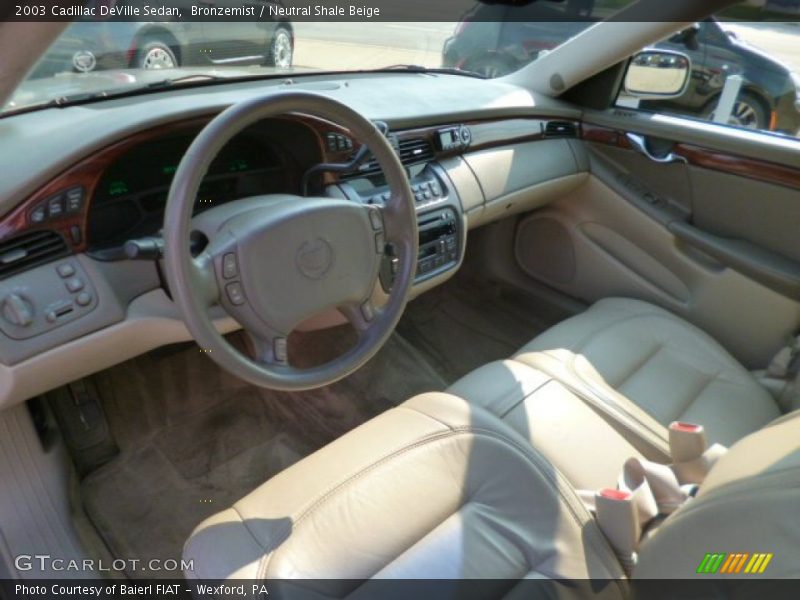 Bronzemist / Neutral Shale Beige 2003 Cadillac DeVille Sedan