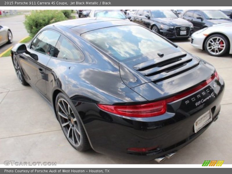 Jet Black Metallic / Black 2015 Porsche 911 Carrera 4S Coupe