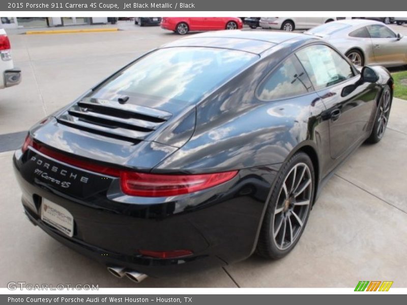 Jet Black Metallic / Black 2015 Porsche 911 Carrera 4S Coupe
