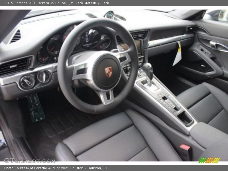 Black Interior - 2015 911 Carrera 4S Coupe 